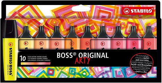 Cover for Stabilo · STABILO BOSS Original Arty - Warm Colors 10st. (Spielzeug)