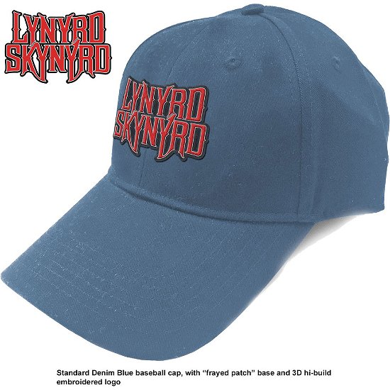 Cover for Lynyrd Skynyrd · Lynyrd Skynyrd Unisex Baseball Cap: Logo (CLOTHES) [Blue - Unisex edition]