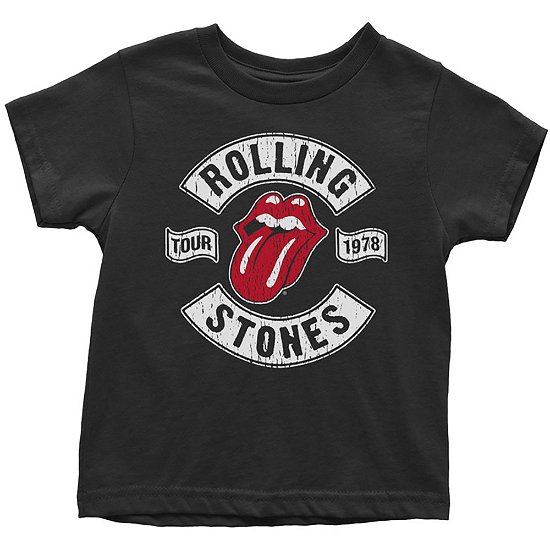 Cover for The Rolling Stones · The Rolling Stones Kids Toddler T-Shirt: US Tour '78 (12 Months) (T-shirt) [size 6-12mths] [Black - Kids edition]