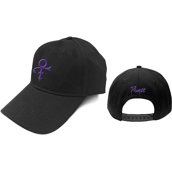 Cover for Prince · Prince Unisex Baseball Cap: Purple Symbol (Klær) [Black - Unisex edition]