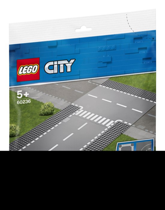 LEGO City: Straight and T-Junction Road - Lego - Merchandise - Lego - 5702016369786 - February 7, 2019