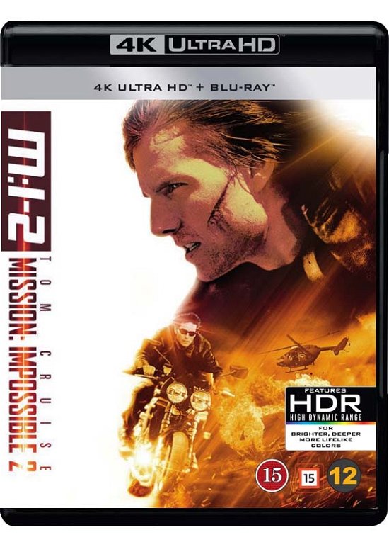 Cover for Tom Cruise · Mission: Impossible 2 (4K UHD + Blu-ray) [4K edition] (2018)