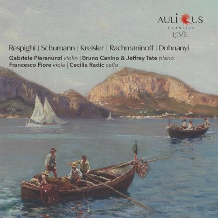 Cover for Gabriele Pieranunzi · Respighi / Schumann / Kreisler / Rachmaninov / Von Dohnanyi (CD) (2021)