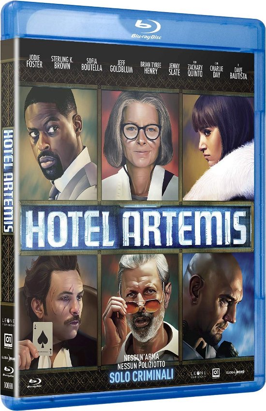 Cover for Dave Bautista,jodie Foster,jeff Goldblum · Hotel Artemis (Blu-ray) (2019)