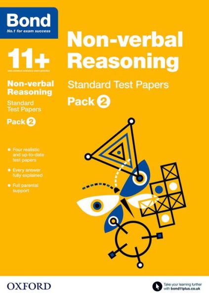 Cover for Alison Primrose · Bond 11+: Non-verbal Reasoning: Standard Test Papers: Ready for the 2024 exam: Pack 2 - Bond 11+ (Paperback Book) (2015)