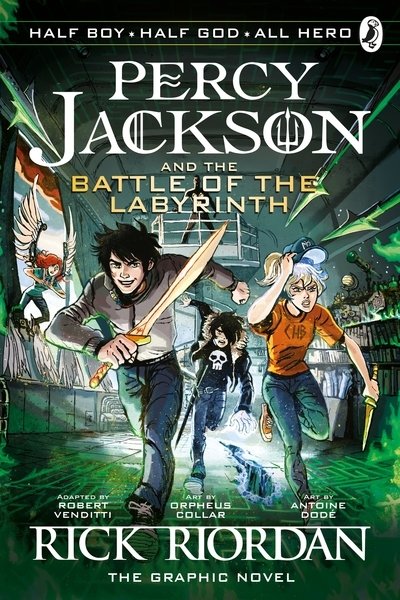 Cover for Rick Riordan · The Battle of the Labyrinth: The Graphic Novel (Percy Jackson Book 4) (Paperback Bog) (2018)