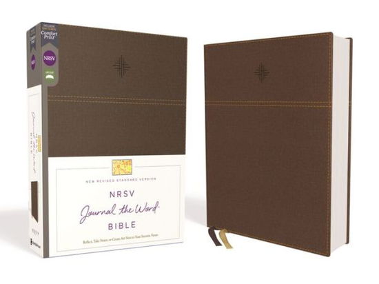 Cover for Zondervan · NRSV, Journal the Word Bible, Leathersoft, Brown, Comfort Print: Reflect, Journal, or Create Art Next to Your Favorite Verses (Læderbog) (2020)