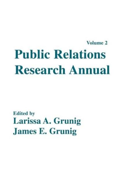 Cover for Larissa A. Grunig · Public Relations Research Annual: Volume 2 (Paperback Book) (1990)