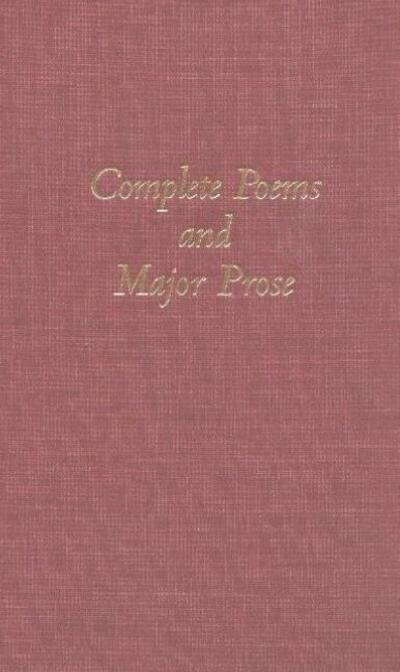 Cover for John Milton · The Complete Poems and Major Prose - Hackett Classics (Innbunden bok) (2003)