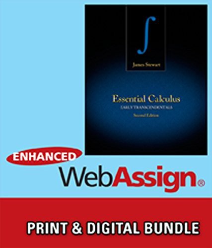 Cover for James Stewart · Bundle : Essential Calculus : Early Transcendentals, 2nd + WebAssign Printed Access Card for Stewart's Essential Calculus : Early Transcendentals, 2nd Edition, Multi-Term (Bog) (2017)