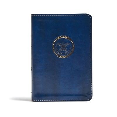 Cover for CSB Bibles by Holman CSB Bibles by Holman · CSB Military Bible, Royal Blue LeatherTouch (Leather Book) (2017)