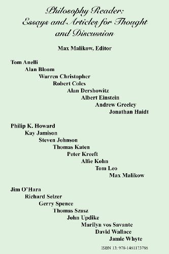 Cover for Dr. Max Malikow · Philosophy Reader: Essays and Articles for Thought and Discussion (Paperback Book) (2011)