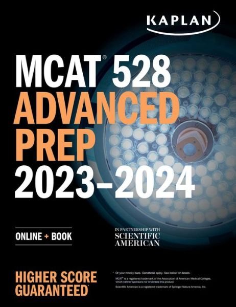 Cover for Kaplan Test Prep · MCAT 528 Advanced Prep 2023-2024: Online + Book - Kaplan Test Prep (Paperback Book) (2023)