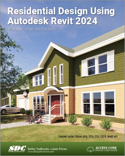 Cover for Daniel John Stine · Residential Design Using Autodesk Revit 2024 (Paperback Book) (2023)