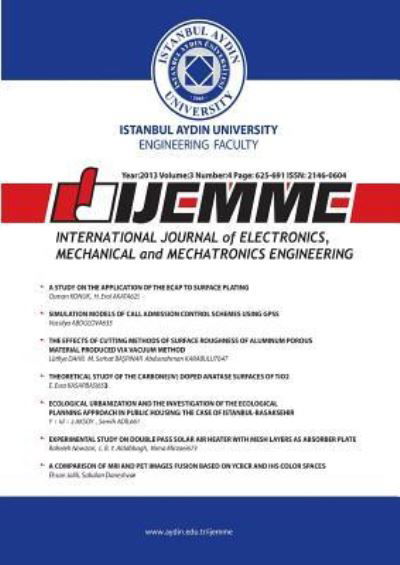 Cover for Osman Nuri Ucan · International Journal of Electronics, Mechanical and Mechatronics Engineering (Paperback Book) (2018)