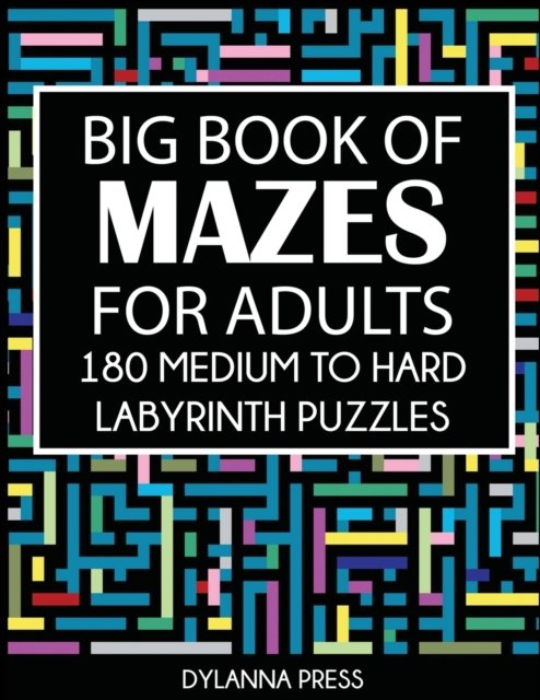 Cover for Dylanna Press · Big Book of Mazes for Adults (Paperback Bog) (2021)