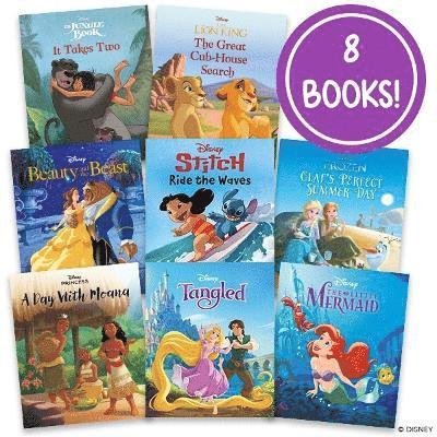 Cover for Walt Disney · Collection of 8 Disney Stories - Children's Illustrated Picture Flats (Büchersatz) (2024)