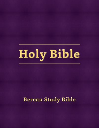 Cover for Various Authors · Berean Study Bible (Eggplant Hardcover) (Innbunden bok) (2020)