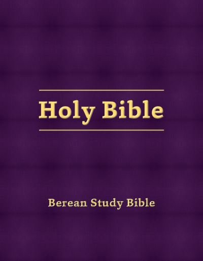 Cover for Various Authors · Berean Study Bible (Eggplant Hardcover) (Gebundenes Buch) (2020)