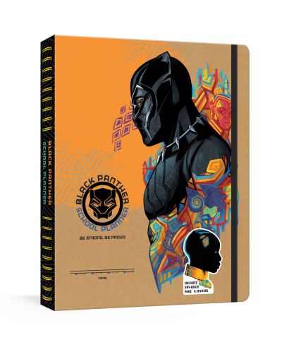 Black Panther School Planner: Be Strong, Be Proud: A Week-at-a-Glance Kid's Planner with Stickers - Marvel School Planner - Marvel - Inne - Potter/Ten Speed/Harmony/Rodale - 9781984823786 - 25 czerwca 2019