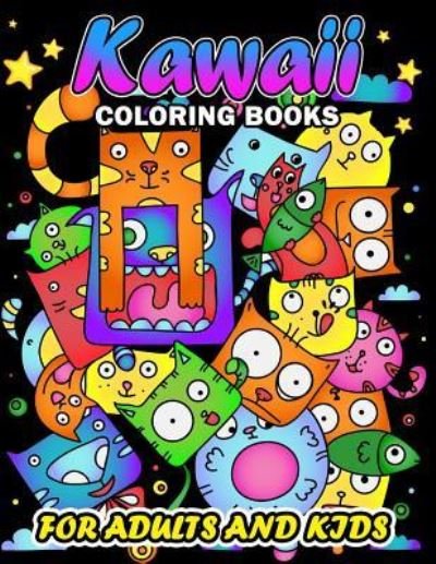 Cover for Kodomo Publishing · Kawaii Coloring Books for Adults and Kids (Paperback Book) (2018)