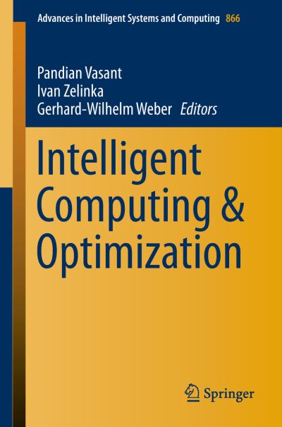 Cover for Intelligent Computing Optimization (Book) [1st ed. 2019 edition] (2018)