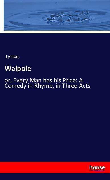 Cover for Lytton · Walpole (Book)