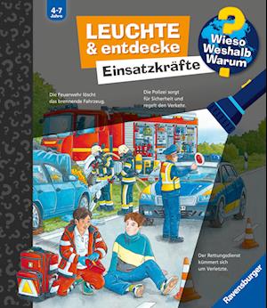 Cover for Carola von Kessel · Wieso? Weshalb? Warum? Leuchte und entdecke: Einsatzkräfte (Taschenlampen-Buch mit Folien und Klappen) (Book) (2025)