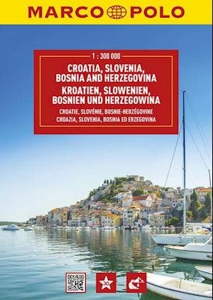 Cover for Mair-Dumont · Marco Polo: Marco Polo Atlas Croatia, Slovenia Bosnia and Hercegovina (Sewn Spine Book) (2024)