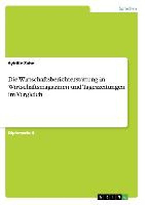 Cover for Zahn · Die Wirtschaftsberichterstattung i (Book) [German edition] (2013)