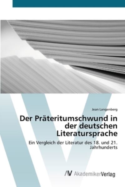 Cover for Langenberg · Der Präteritumschwund in der (Book) (2012)