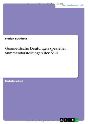 Cover for Buchholz · Geometrische Deutungen speziel (Book) [German edition] (2013)