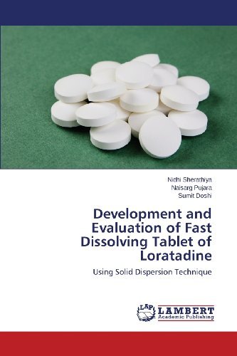 Cover for Sumit Doshi · Development and Evaluation of Fast Dissolving Tablet of Loratadine: Using Solid Dispersion Technique (Taschenbuch) (2013)