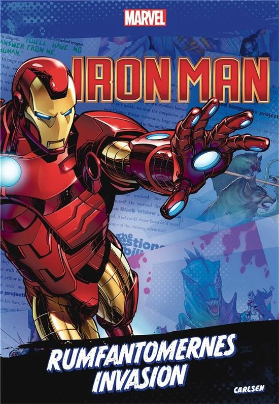 Cover for Marvel · Mighty Marvel: Iron Man – Rumfantomernes invasion (Gebundesens Buch) [1. Ausgabe] (2022)