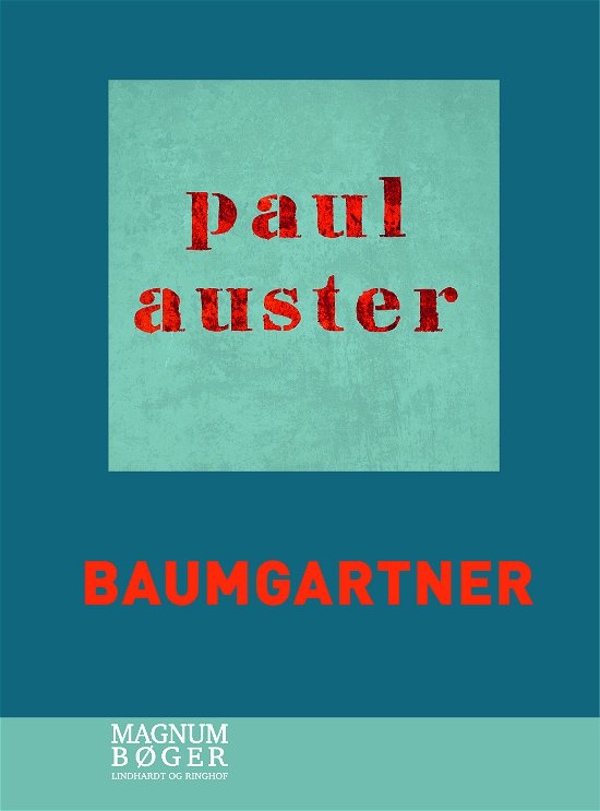 Cover for Paul Auster · Baumgartner (Storskrift) (Inbunden Bok) [1:a utgåva] (2024)