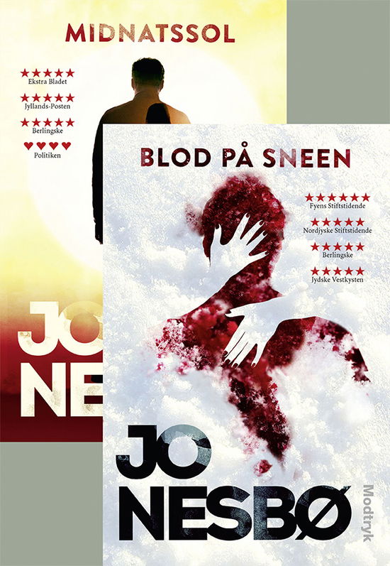 Cover for Jo Nesbø · Blod på sneen / Midnatssol (Paperback Book) [1.º edición] (2017)