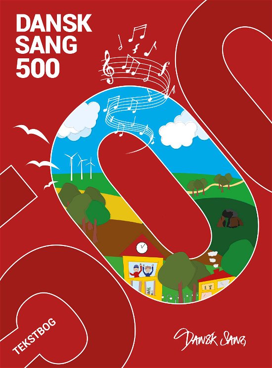 Dansk Sang 500 - tekstbog (Hardcover bog) [5. udgave] (2023)