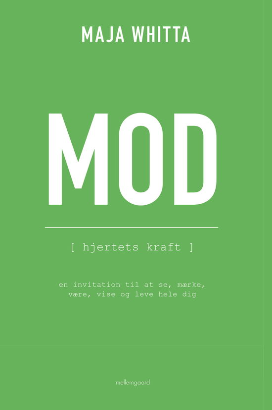 Cover for Maja Whitta · Mod (Sewn Spine Book) [1e uitgave] (2025)
