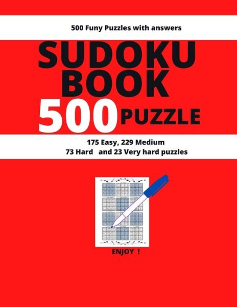 Cover for Dashaf Edition · Sudoku Book 500 Puzzle (Paperback Book) (2020)