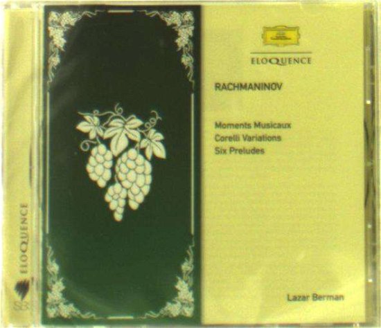 Cover for Lazar Berman · Rachmaninov: Moments Musicaux (CD) (2014)