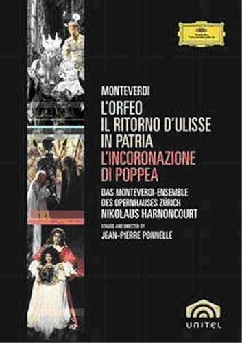 Cover for Harnoncourt Nikolaus / Monteve · Monteverdi: Orfeo / Il Ritorno (DVD) [Box set] (2008)