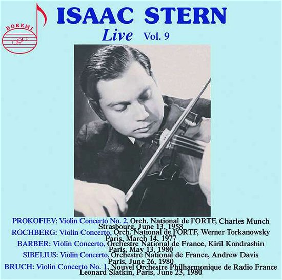 Jean Sibelius / George Rochberg / Samuel Barber / Sergei Prokofiev / Max Bruch: Isaac Stern Live. Vol.9 - Barber / Stern - Musikk - DOREMI - 0061297814787 - 17. september 2021