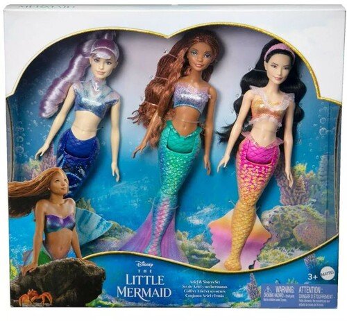 Cover for Little Mermaid · Little Mermaid Ariel and Sisters Doll Set (MERCH) (2023)