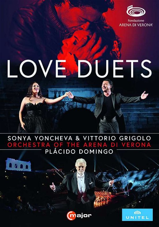 Cover for Yoncheovagrigolodomingo · Love Duets: Sonya Yoncheva &amp; Vittorio Grigolo At Arena Di Verona (DVD) (2021)