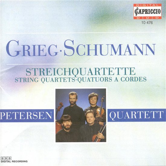 Cover for Grieg / Schumann / Petersen · String Quartets Opus 27 &amp; 41 (CD) (1995)