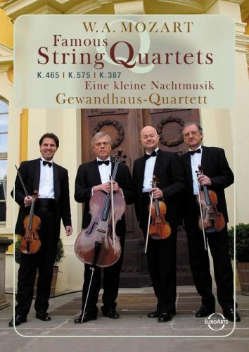 Cover for Mozart / Gewandhaus Quartett · Famous String Quartets (DVD) (2005)