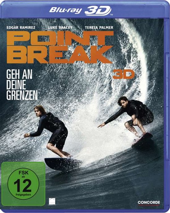 Cover for Édgar Ramirez / Luke Bracey · Point Break (3d) (Blu-ray 3d) (Blu-ray) (2016)