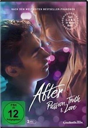 Cover for Josephine Langford,hero Fiennes Tiffin,samuel... · After Passion + After Truth + After Love (DVD) (2022)