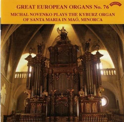 Cover for Michal Novenko · Great European Organs No. 76: Santa Maria In Mao. Minorca (CD) (2018)