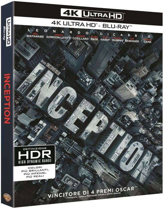 Cover for Inception (4k Ultra Hd+blu Ray (Blu-ray) (2017)